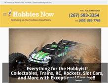 Tablet Screenshot of hobbiesnow.com
